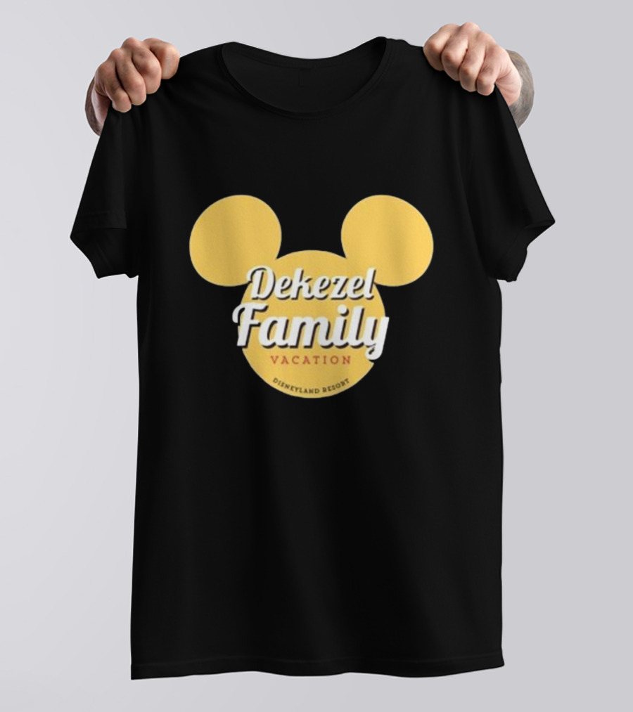 Dekezel Family Disneyland Resort Vacation Mickey Mouse T-Shirt