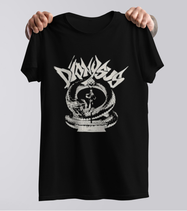 Kweeshop Dionysus Snake Icon Mythical T-Shirt