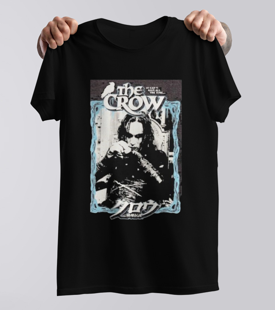 The Crow It Can't Rain All The Time Gothic Movie Scene T-Shirt