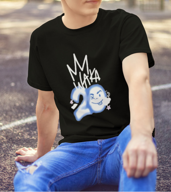 Waka Crew Waka 20 Birthday Bundle MM Style Cloud Star Emoji T-Shirt