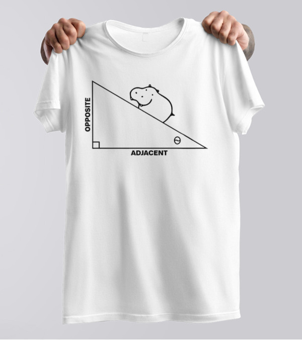 Hippotenuse Triangle Opposite Adjacent T-Shirt