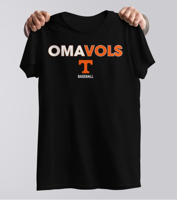 Omavols Tennessee Volunteers Baseball T-Shirt
