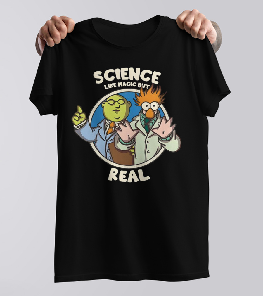 Dr. Bunsen Honeydew And Beaker Science Like Magic But Real T-Shirt