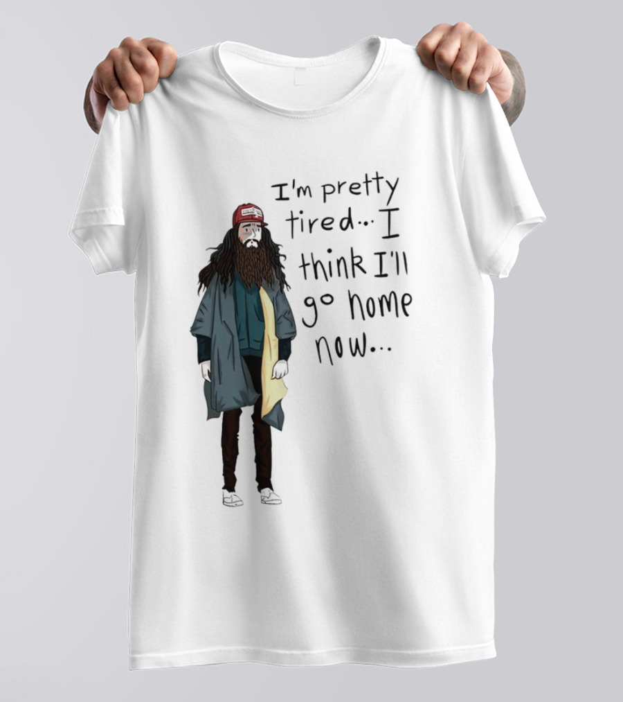 I'm Pretty Tired I Think I'll Go Home Now Vintage Movie Forest Run T-Shirt