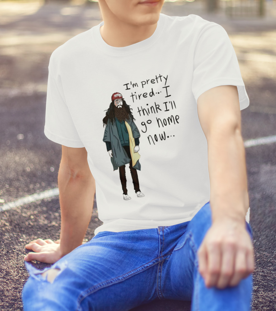 I'm Pretty Tired I Think I'll Go Home Now Vintage Movie Forest Run T-Shirt