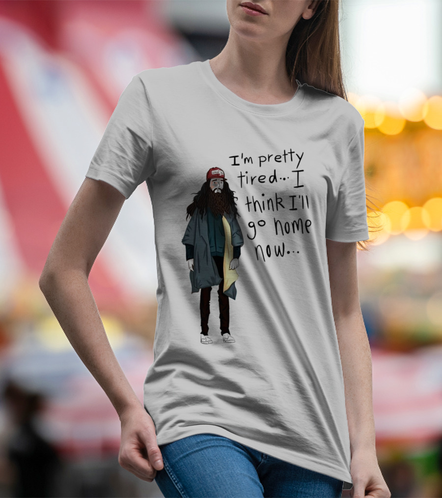 I'm Pretty Tired I Think I'll Go Home Now Vintage Movie Forest Run T-Shirt