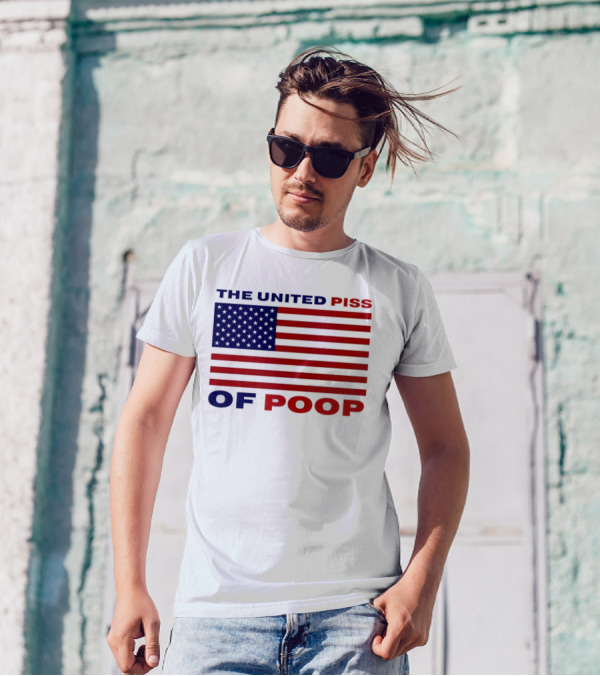 The United Piss Of Poop America Flag T-Shirt