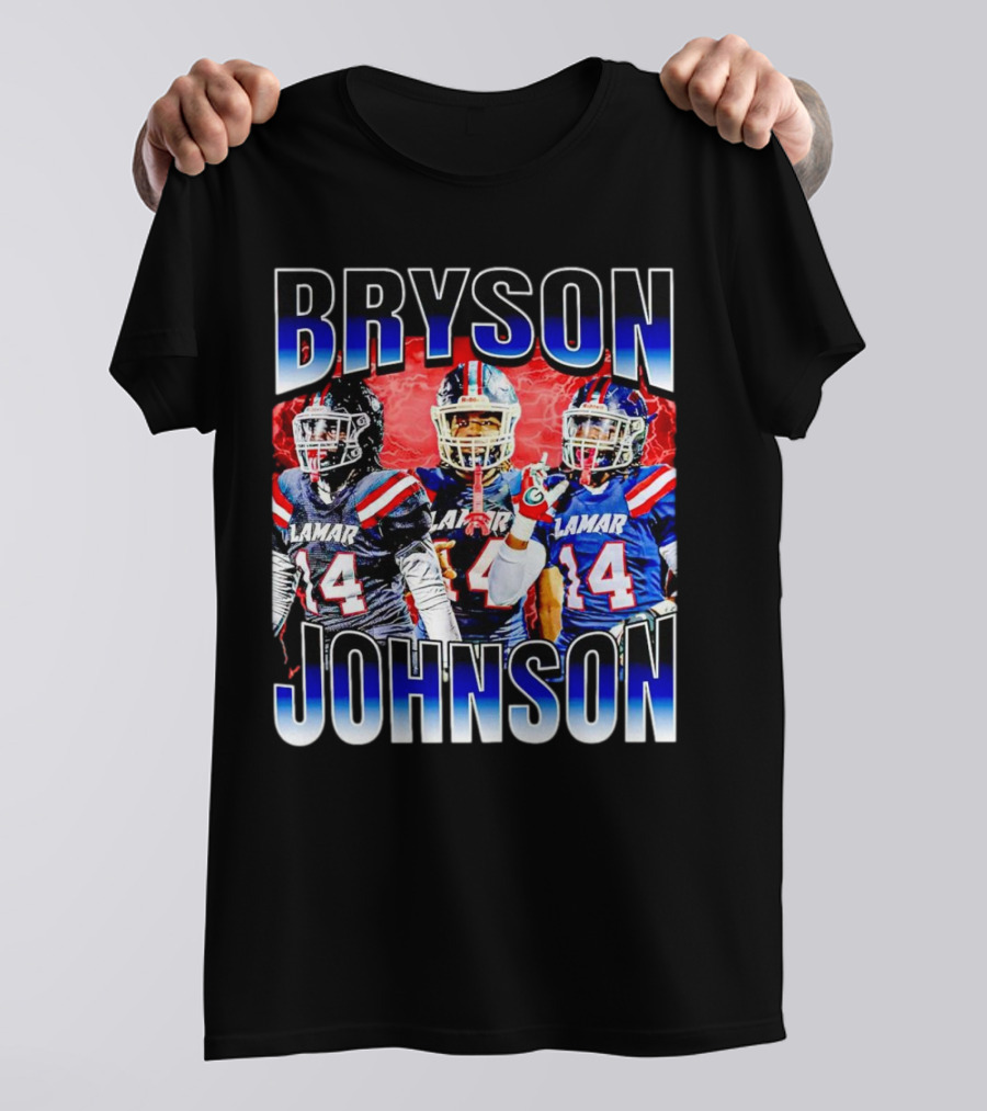 Bryson Johnson Lamar 44 Football Vintage T-Shirt