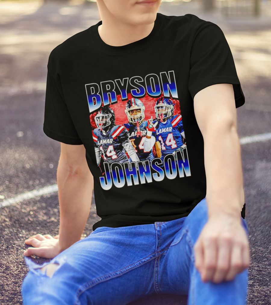 Bryson Johnson Lamar 44 Football Vintage T-Shirt