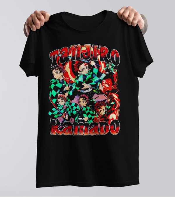 Tanjiro Kamado Vintage Anime Character Collection T-Shirt