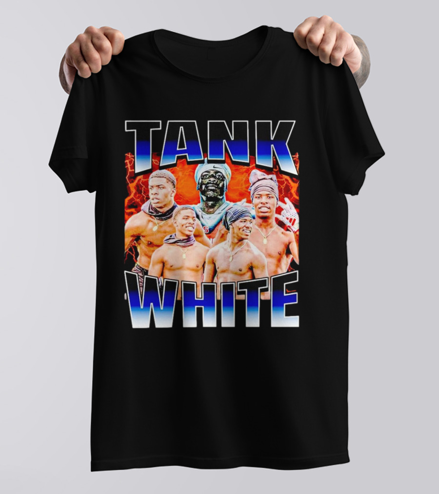 TANK WHITE Vintage Energy Group T-Shirt