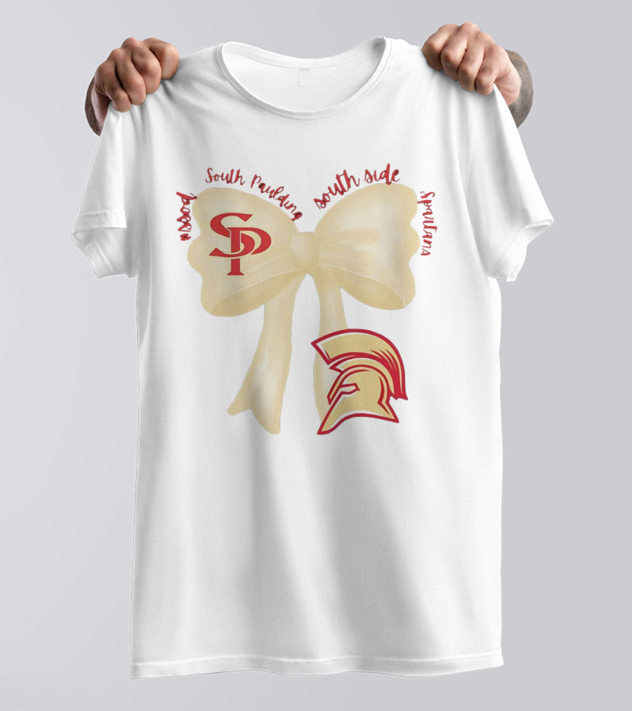 SP Bowtie South Paulding South Side Spartans T-Shirt