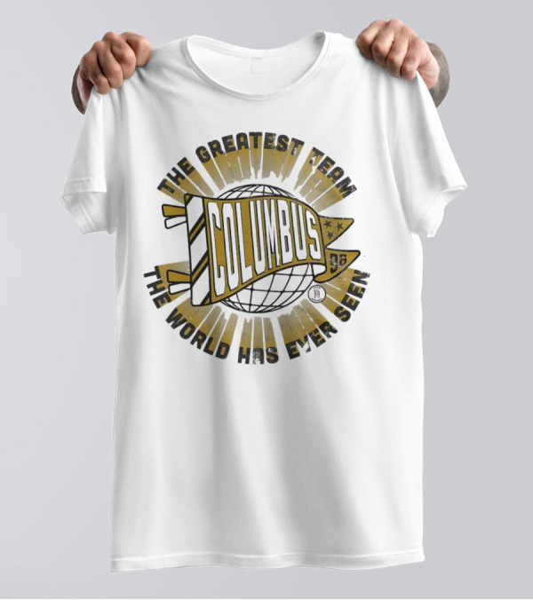Columbus 96 The Greatest Team The World Has Ever Seen Vintage T-Shirt