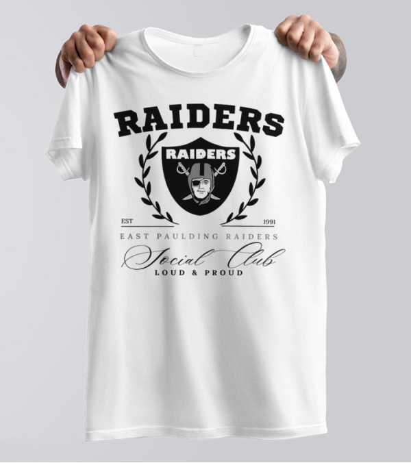 East Paulding Raiders Social Club Est 1991 Loud And Proud T-Shirt