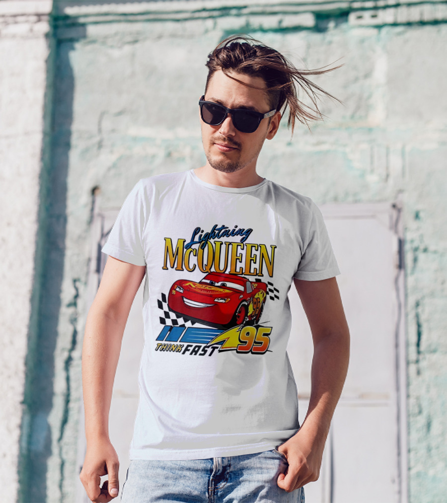 Lightning McQueen 95 Think Fast Racing Adventure T-Shirt