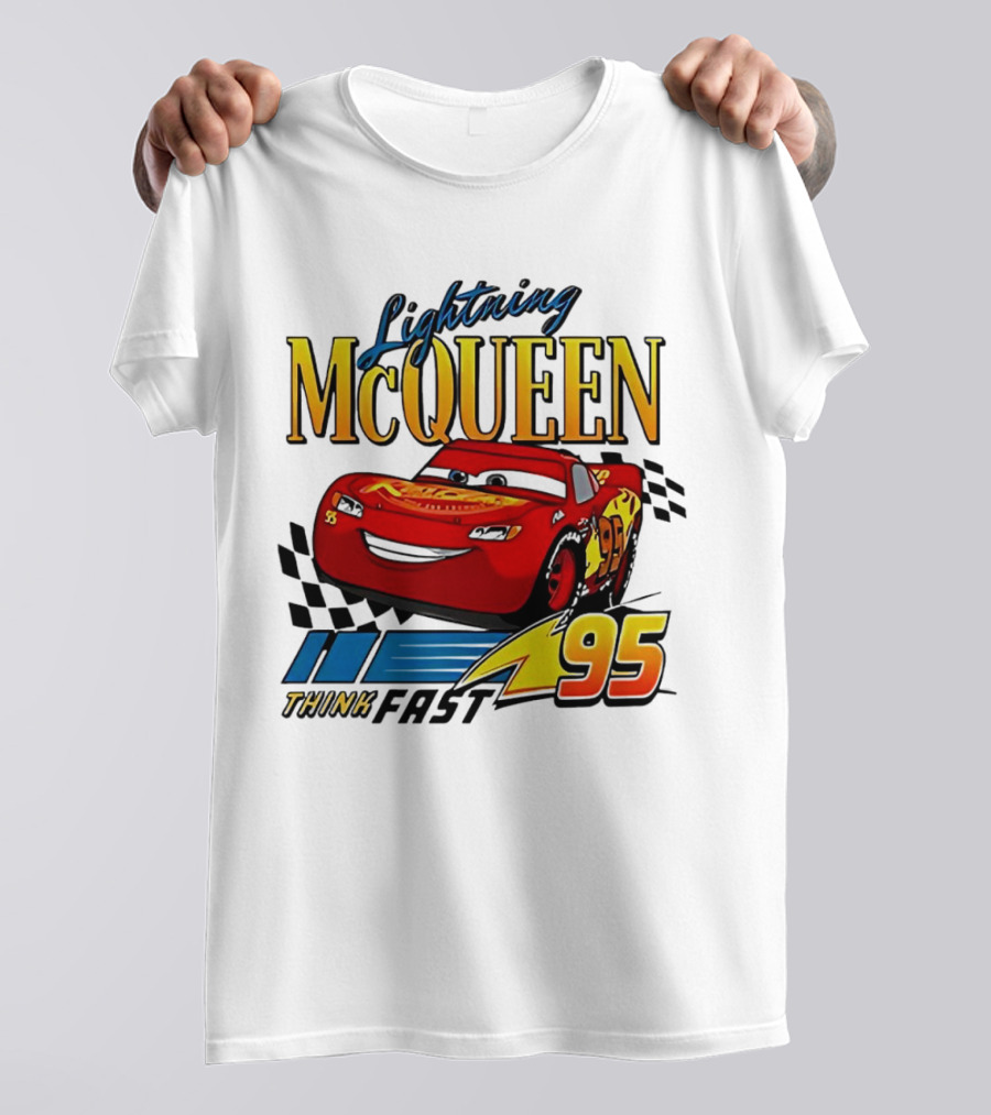 Lightning McQueen 95 Think Fast Racing Adventure T-Shirt