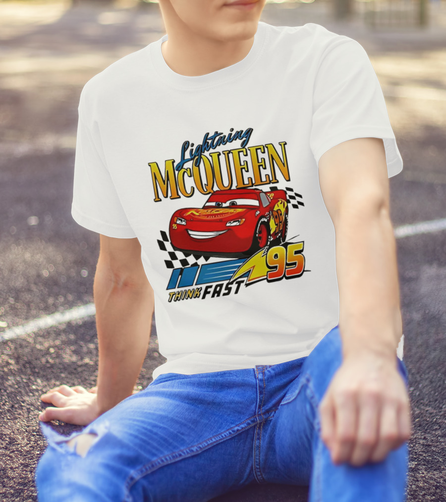 Lightning McQueen 95 Think Fast Racing Adventure T-Shirt