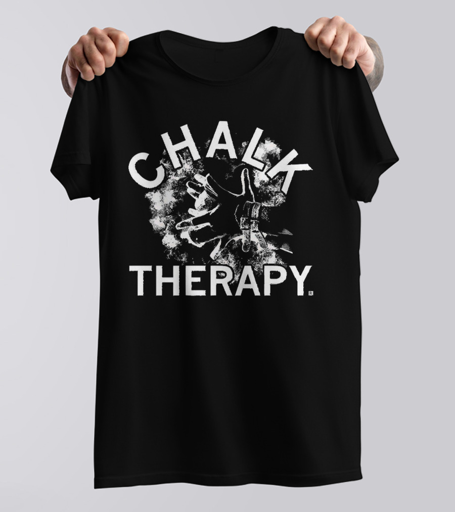 Chalk Therapy Hands Covered In Chalk Dust T-Shirt