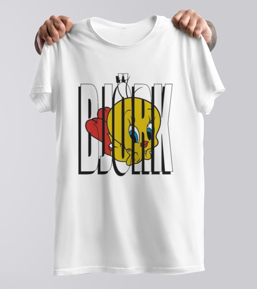 Tweety Bjork Chibi Cute Duck T-Shirt