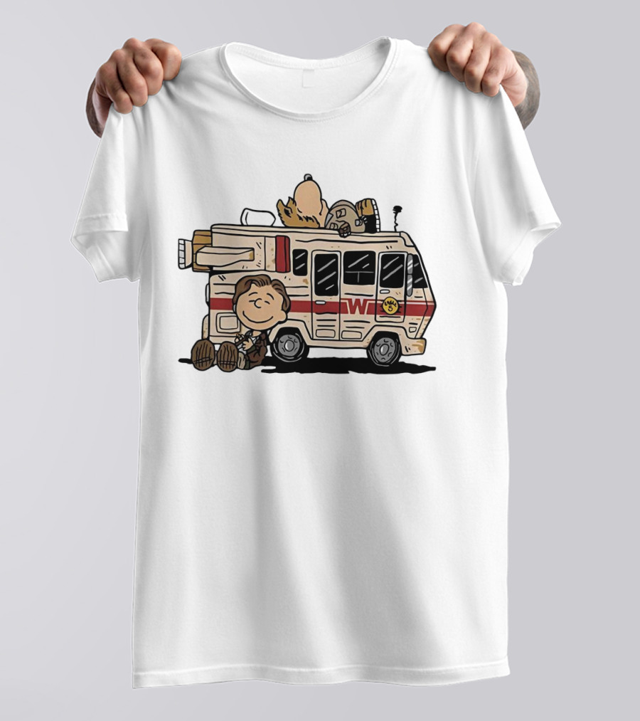 Spaceballs Lone Starr Barf And Eagle 5 In Peanuts T-Shirt