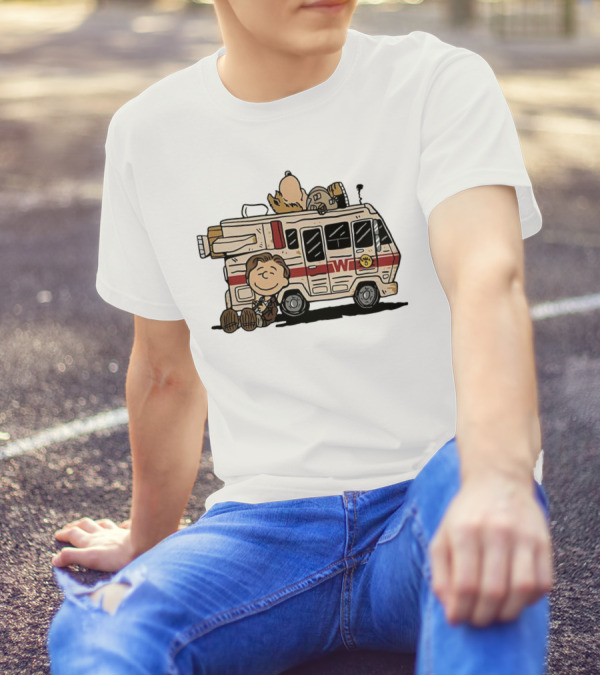Spaceballs Lone Starr Barf And Eagle 5 In Peanuts T-Shirt