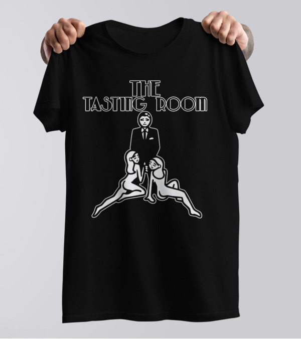 The Tasting Room Sophisticated Style With Two Figures T-Shirt
