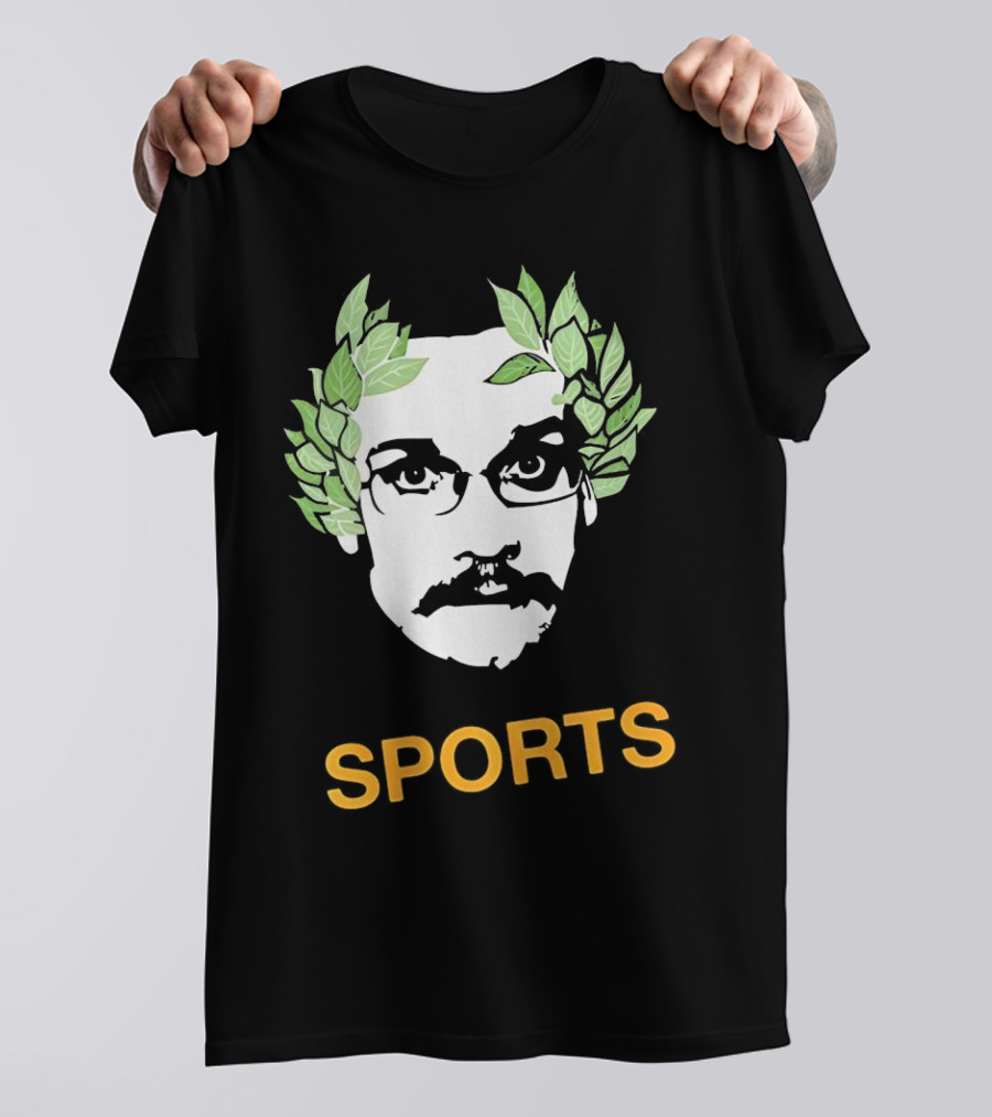 Olympic John Laurel Wreath Face Sports T-Shirt
