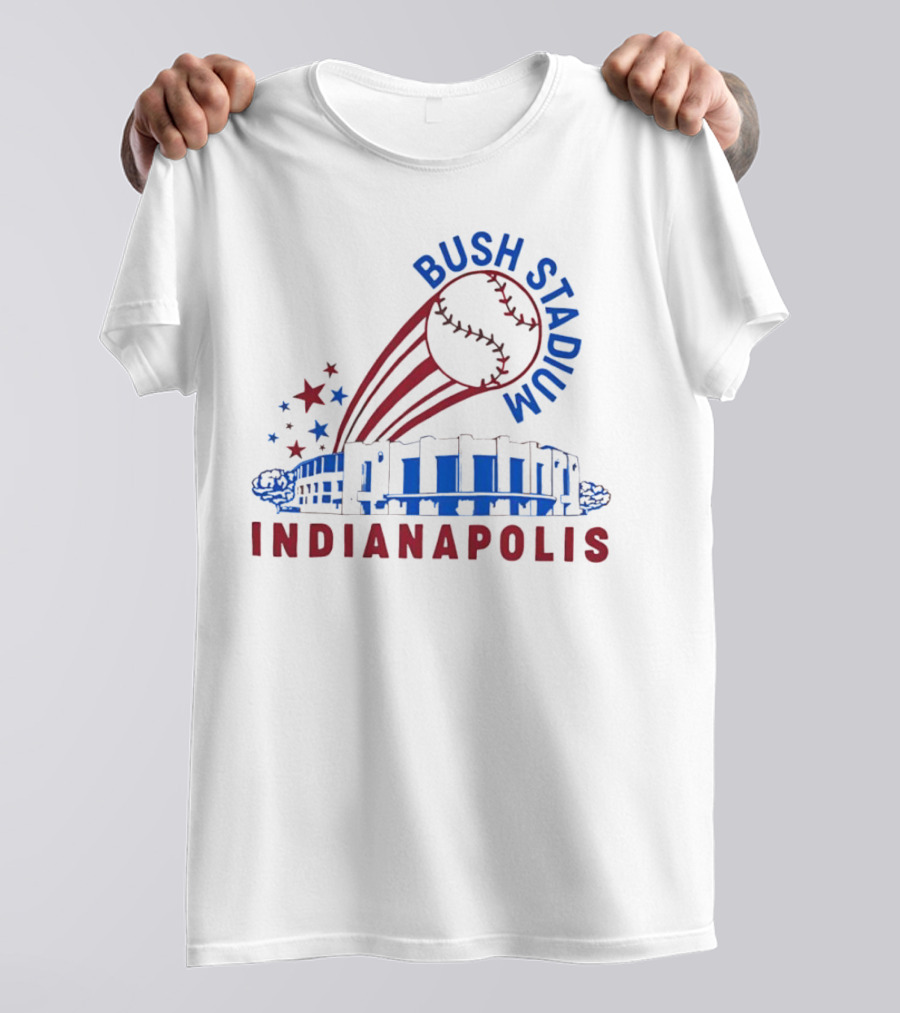 Bush Stadium Indianapolis Baseball T-Shirt
