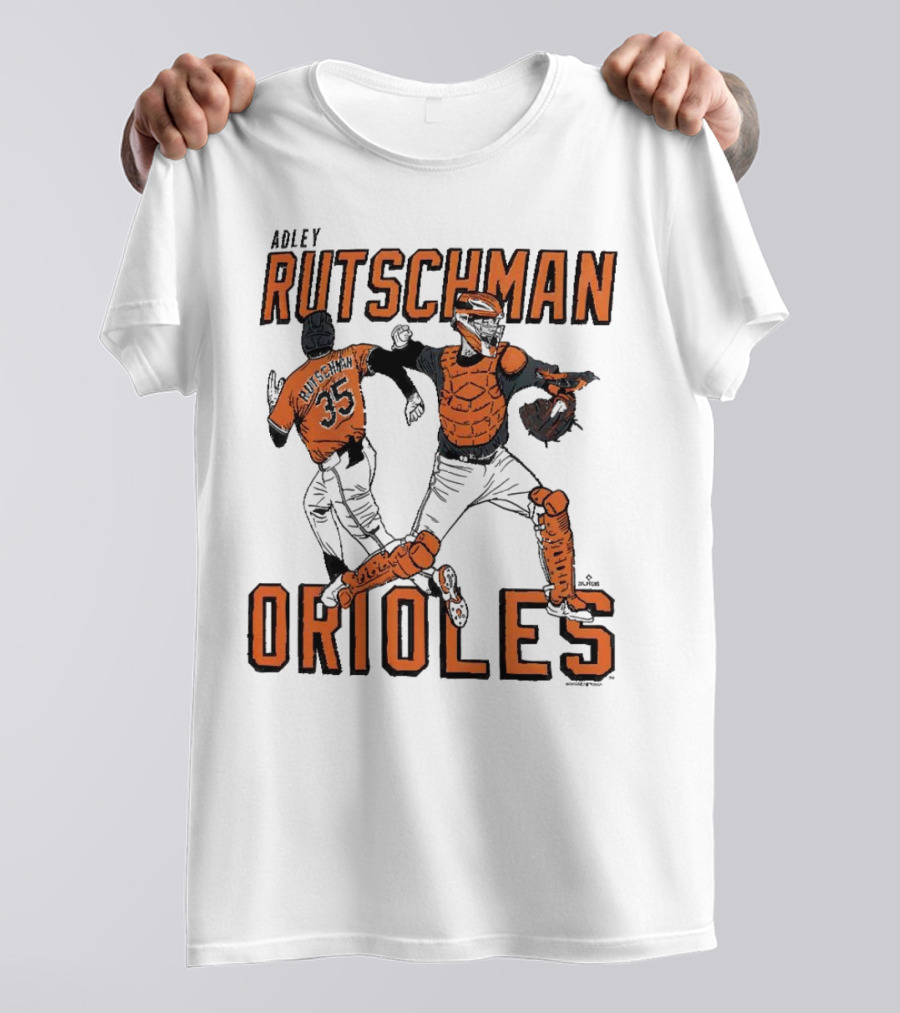 Adley Rutschman Baltimore Orioles #35 MLB Catcher T-Shirt
