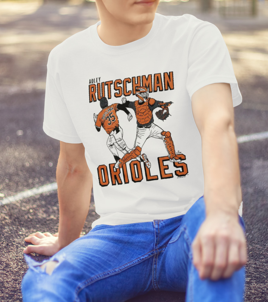 Adley Rutschman Baltimore Orioles #35 MLB Catcher T-Shirt