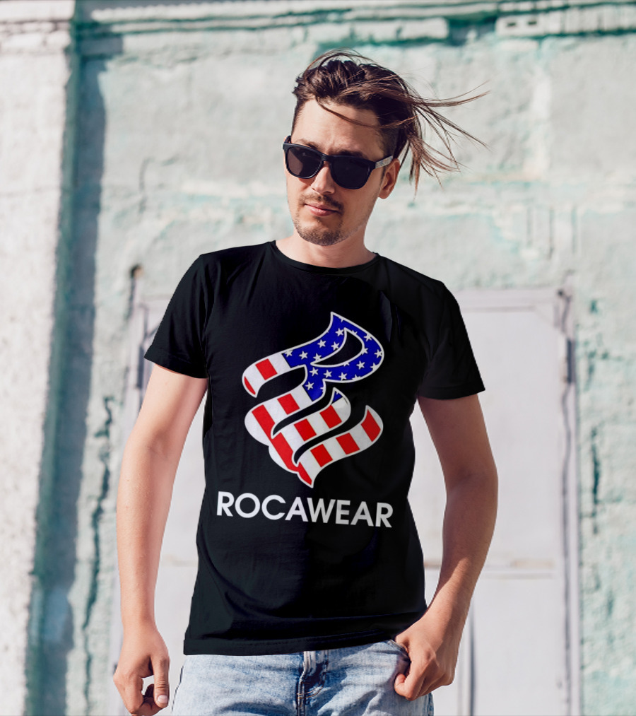 Rocawear American Flag Logo Freedom T-Shirt