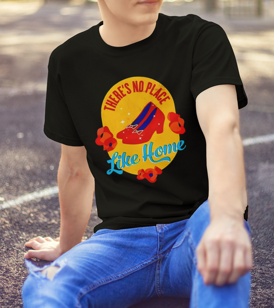 There's No Place Like Home Red Shoes Vintage T-Shirt