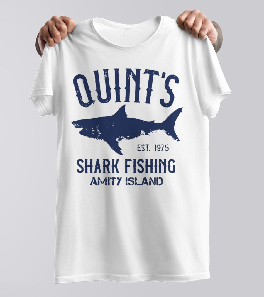 Quint’s Shark Fishing Amity Island EST 1975 T-Shirt