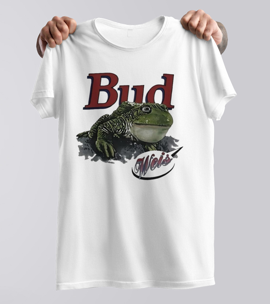 Budweiser Bud Weis Frog T-Shirt