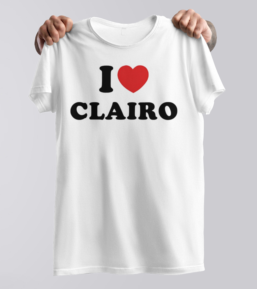 I Love Clairo Heart T-Shirt