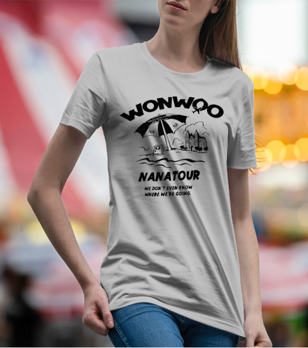Wonwoo Nanatour Adventure We Don't Even Know Where We're Going T-Shirt