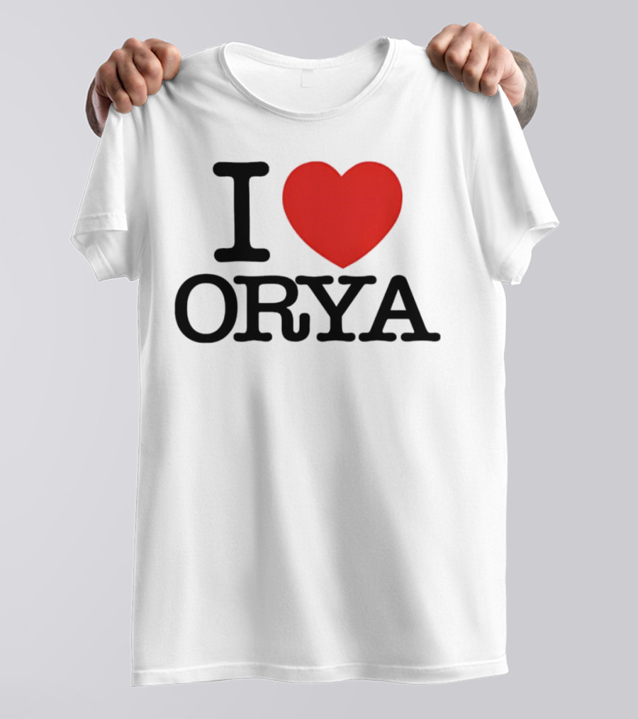 I Love ORYA Heart Icon T-Shirt
