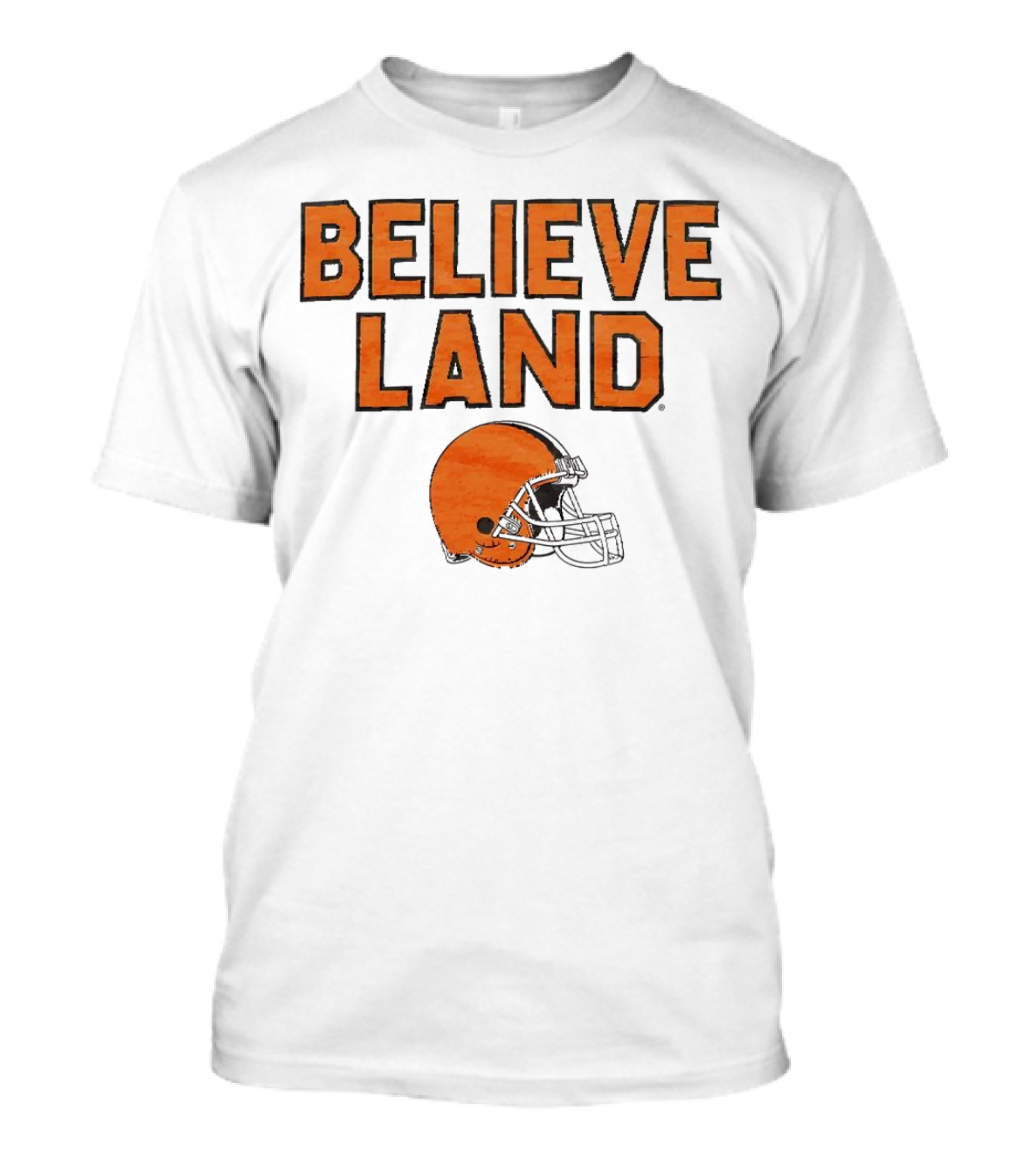 BELIEVELAND Cleveland Browns Helmet T-Shirt