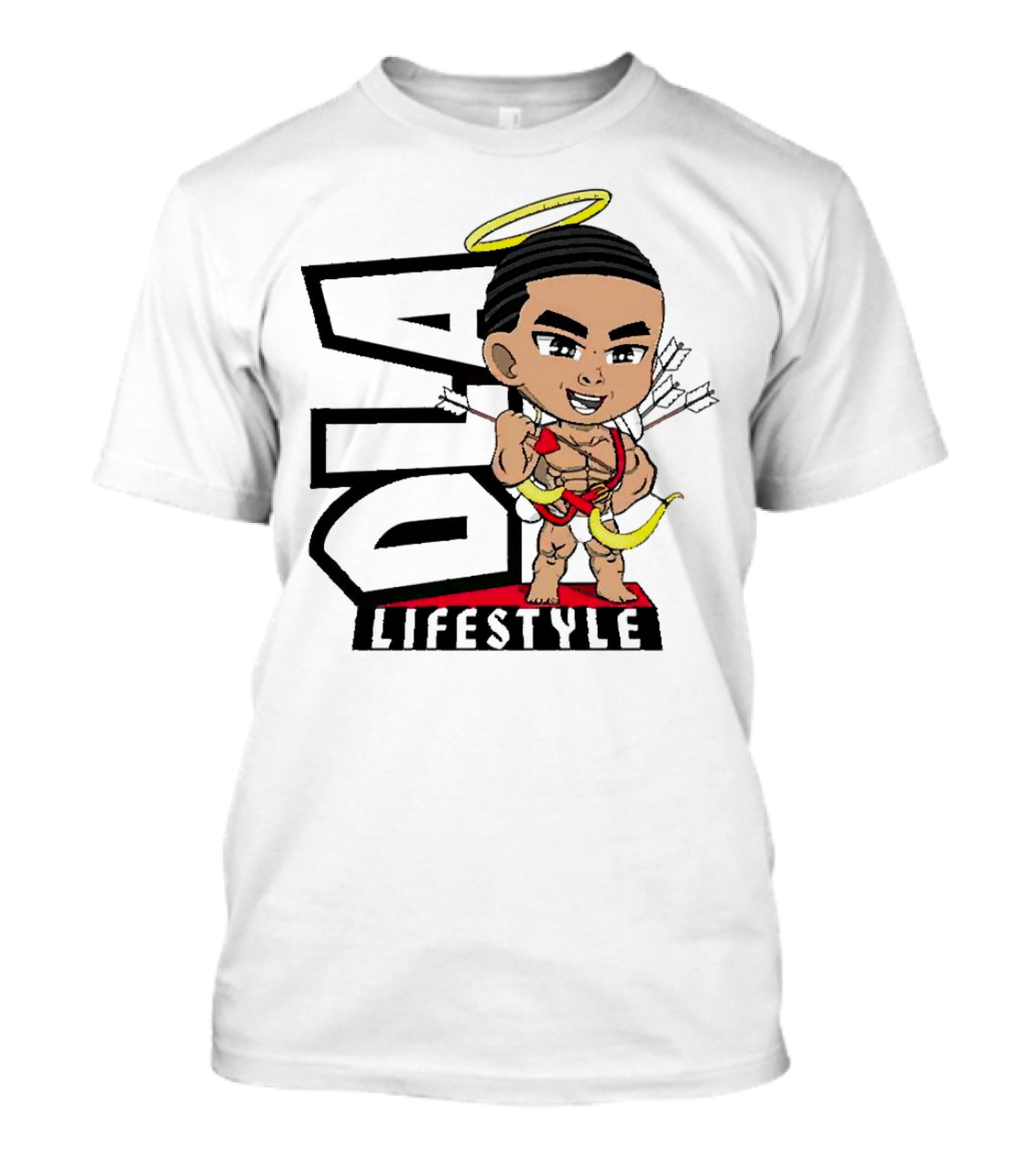 DLA Lifestyle 2024 Halo Strongman Cartoon Character T-Shirt