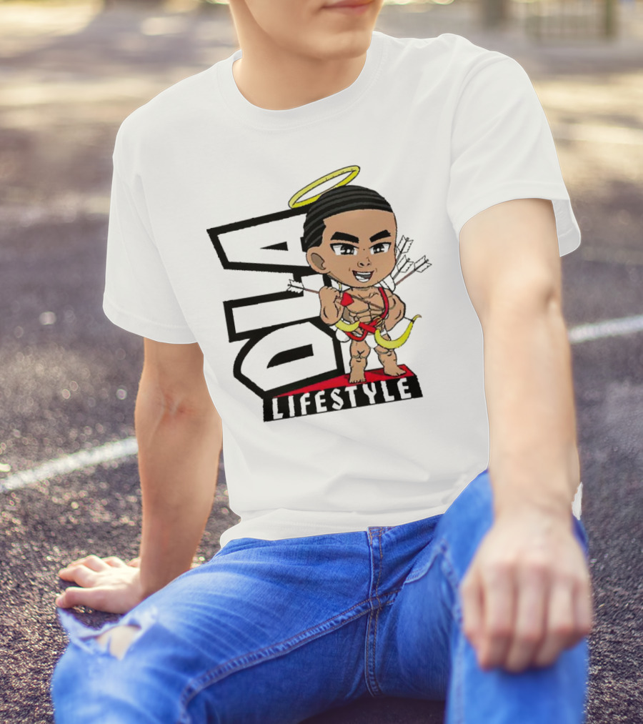 DLA Lifestyle 2024 Halo Strongman Cartoon Character T-Shirt