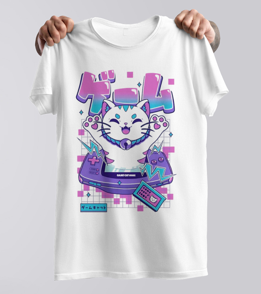 Game Cat Advance Yuri Santos Pereira ゲームキャット T-Shirt