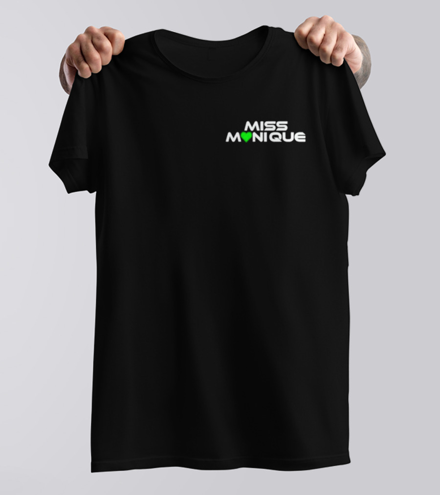 Miss Monique Green Heart Logo T-Shirt