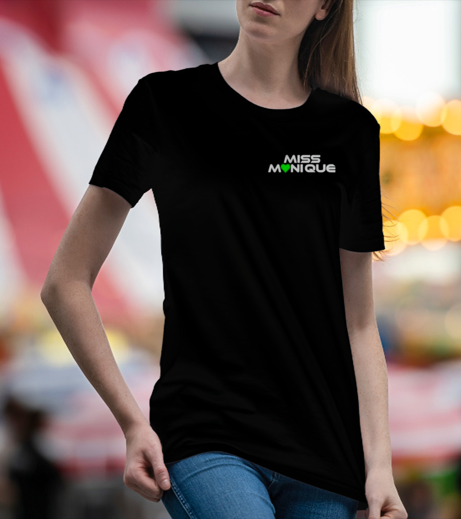 Miss Monique Green Heart Logo T-Shirt