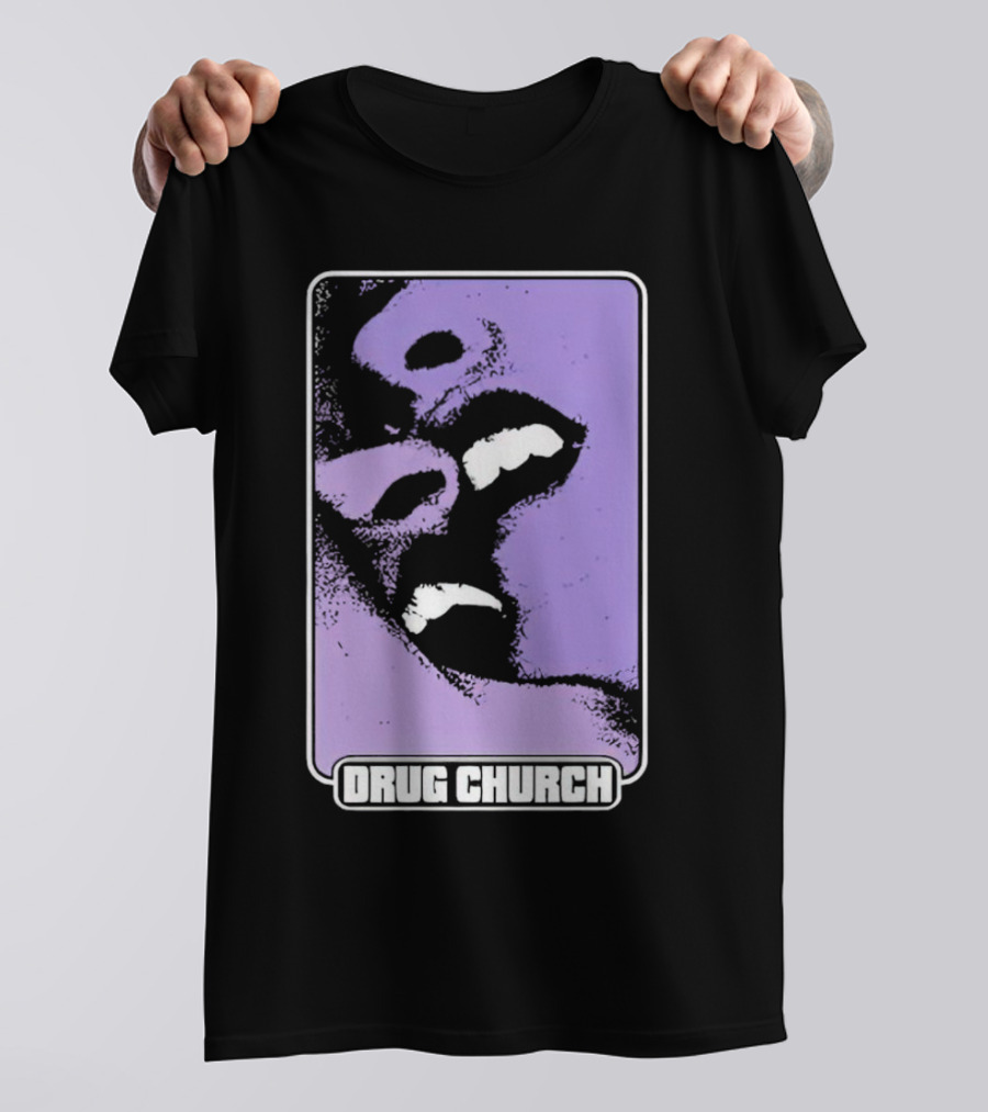 Drug Church Purple Lips Pure Noise T-Shirt