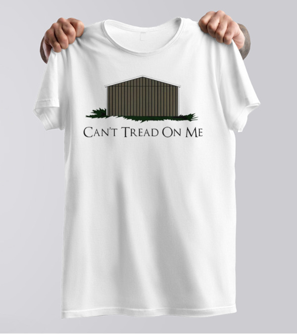 Can't Tread On Me Shed With Grass Elements T-Shirt