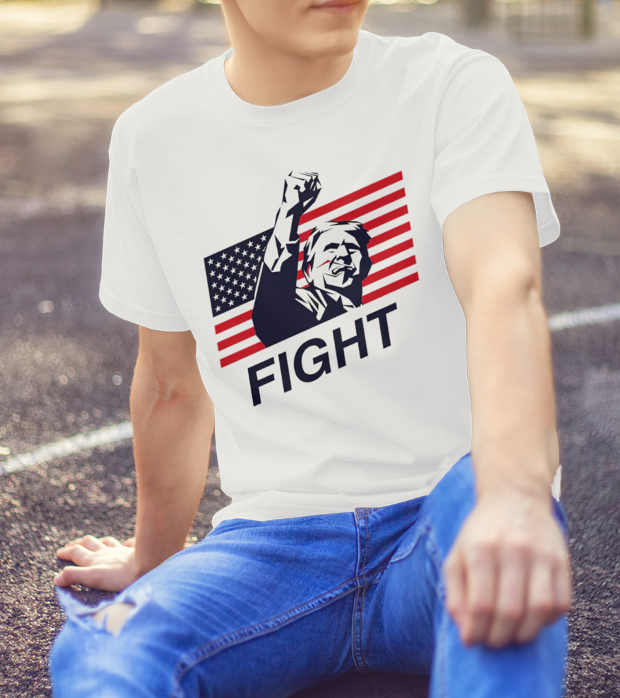 Fight American Flag Patriot T-Shirt