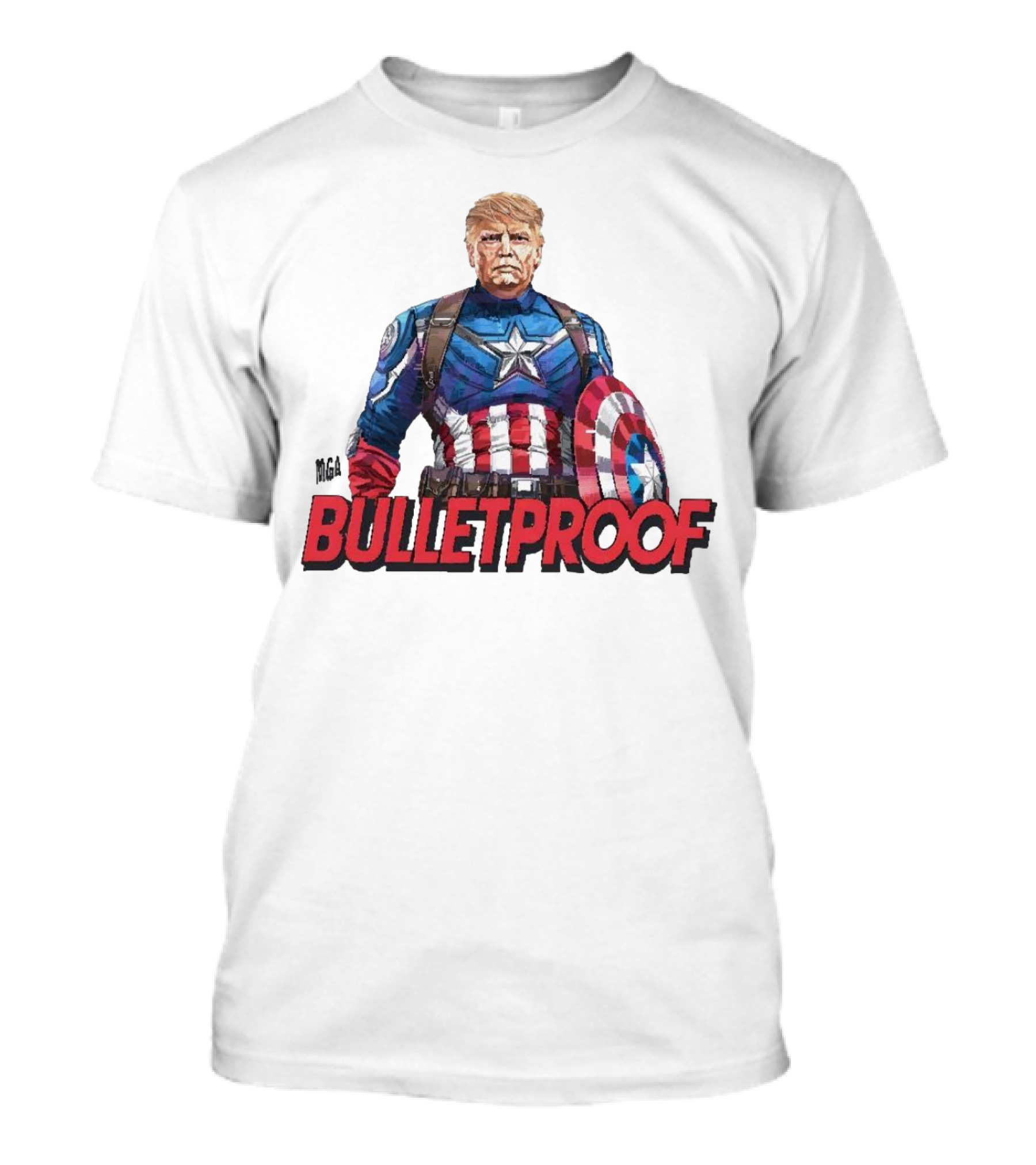 Bulletproof Captain America Trump T-Shirt