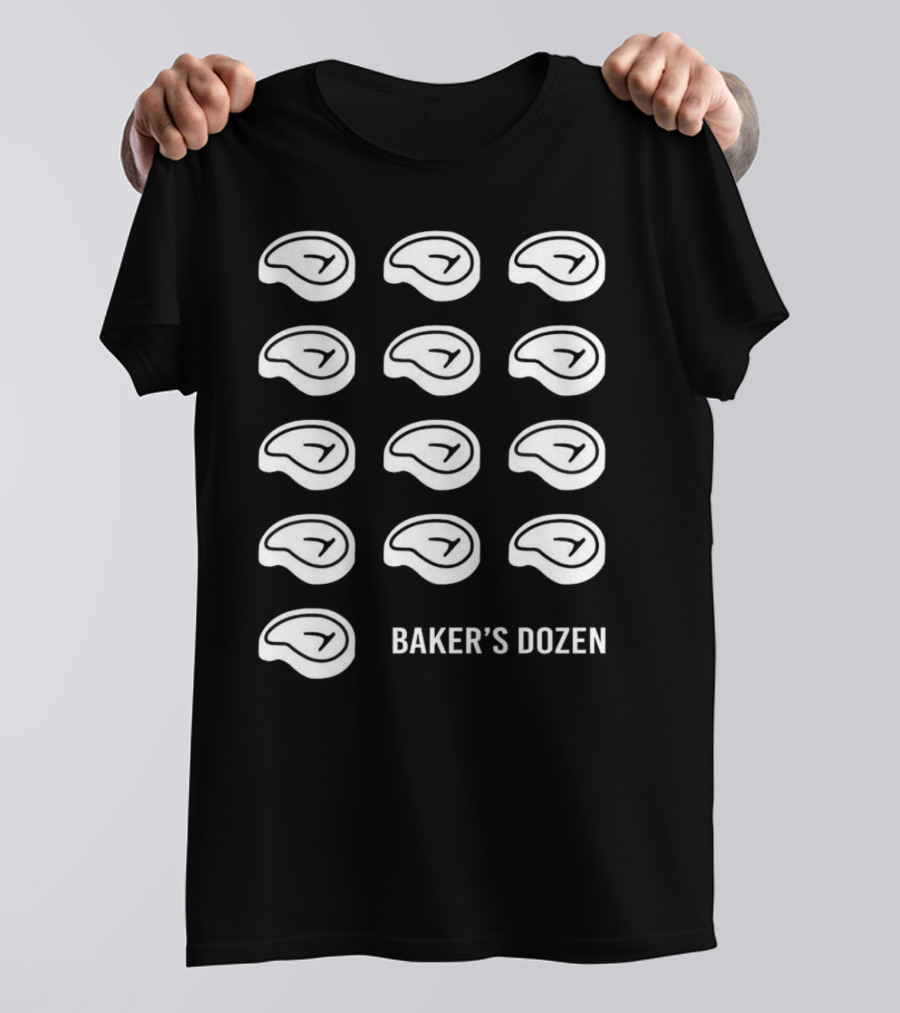 Baker’s Dozen Steak Illustration Dr Shawn Baker T-Shirt