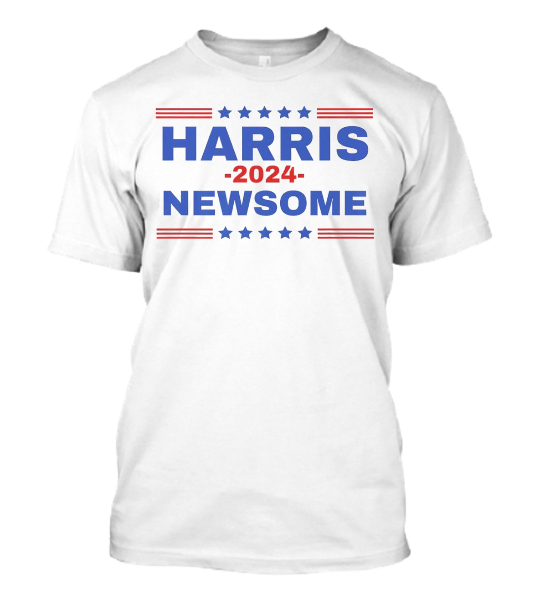 Harris Newsome 2024 Stars And Stripes Blue Red T-Shirt