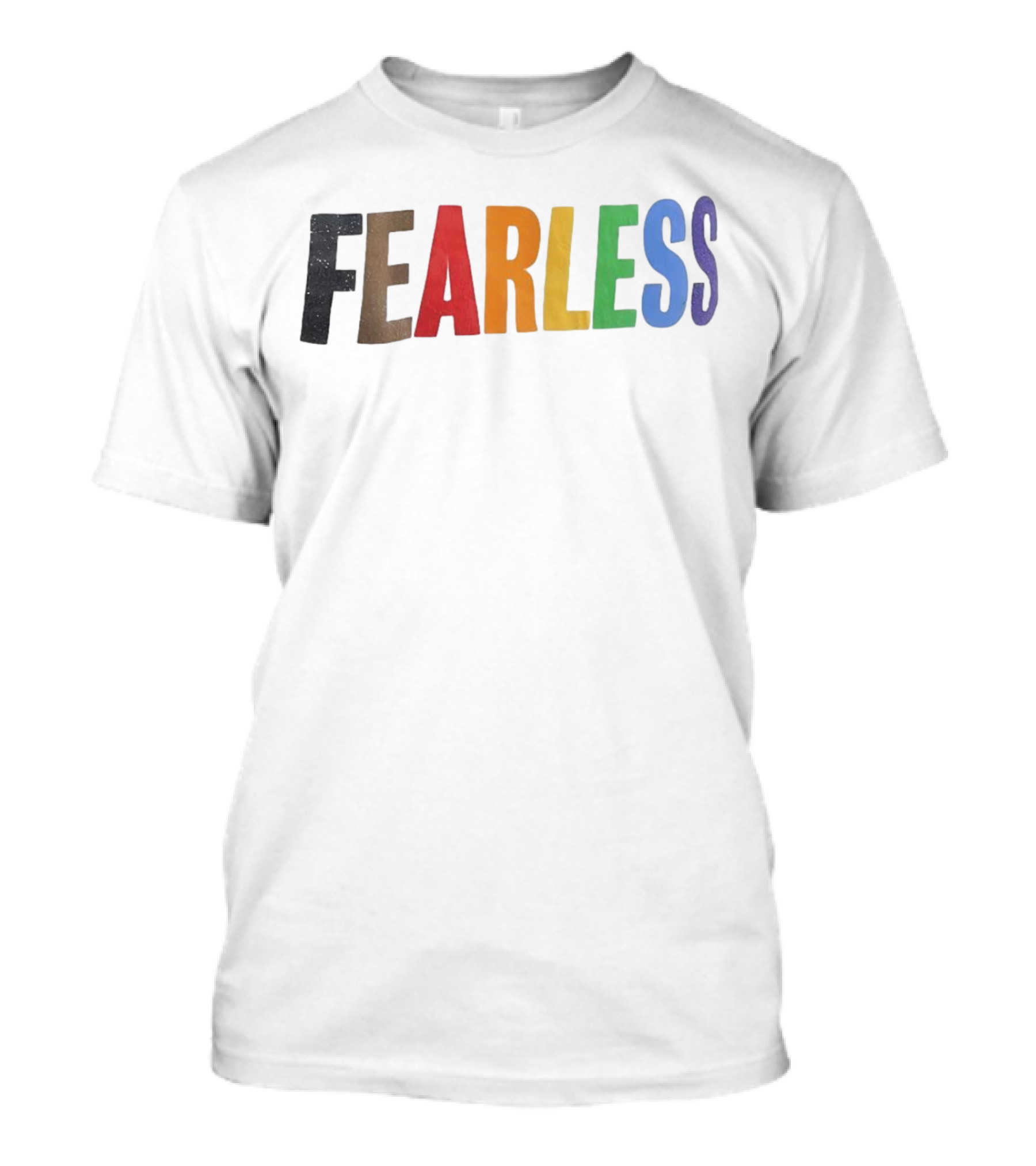 Fearless Pride Kamala Harris Rainbow Bold Empowerment T-Shirt